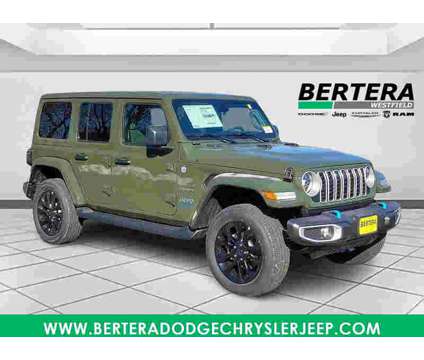 2024NewJeepNewWrangler 4xeNew4x4 is a Green 2024 Jeep Wrangler Car for Sale in Westfield MA