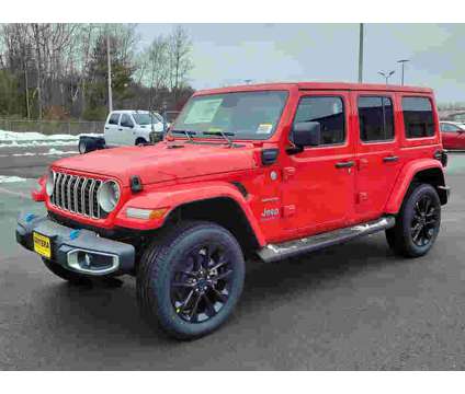 2024NewJeepNewWrangler 4xeNew4x4 is a Red 2024 Jeep Wrangler Car for Sale in Westfield MA