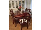 Beautiful Wood Dining Table and Chairs