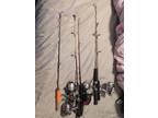 5 Spinning Casting Rods Reels Combos Walleye Ice Fishing Browning Daiwa