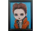 Original Back To The Future Painting Marty McFly Thayer Art Marty OOAK Canvas