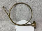 French Brass Hunting Circular Bugle Parforce French Horn 12" Wind Instrument