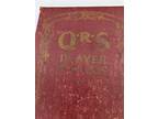 QRS Player Rolls Catalog Complete to Sept 1 1919 Red And Gold Lettering Cover