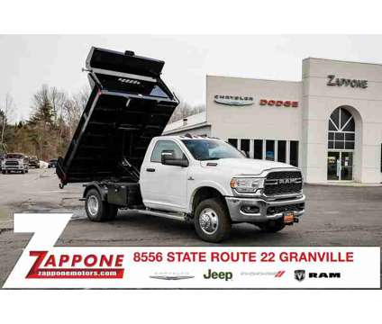 2023 Ram 3500 Tradesman is a White 2023 RAM 3500 Model Tradesman Truck in Granville NY