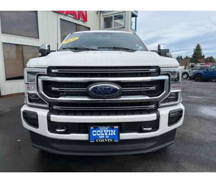 2022 Ford F-350SD Platinum is a White 2022 Ford F-350 Car for Sale in Mcminnville OR