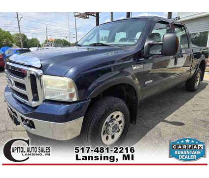 2007 Ford F250 Super Duty Crew Cab for sale is a Blue 2007 Ford F-250 Super Duty Car for Sale in Lansing MI