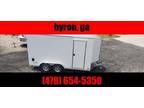 2024 ATC Trailers 7 X 16 ALL aluminum cargo motorcycle trailer