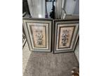 vintage paintings on canvas framed large