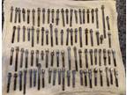 (85) Vintage TENSION ROD Parts Lot Ludwig, Slingerland, Rogers - Tom Snare Drum