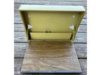 Vintage Krestline Mounting Wall Desk Speco - Yellow - Rare - MCM EUC