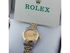 Rolex Oyster Perpetual Datejust Yellow Gold/Stainless Steel Ladies Watch 69173