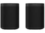 Sonos One SL Wireless Smart Speaker, Black, 2 pack, Multiple Rooms @ Once, 2-way