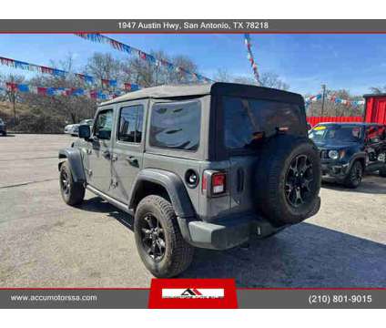 2021 Jeep Wrangler Unlimited for sale is a Grey 2021 Jeep Wrangler Unlimited Car for Sale in San Antonio TX