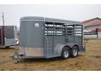 2024 W-W Trailer ALL AROUND 5X14X6'2" STOCK TRAILER