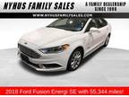 2018 Ford Fusion Energi White, 55K miles