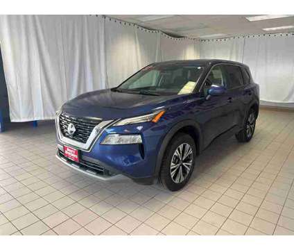 2022 Nissan Rogue SV is a Blue 2022 Nissan Rogue SV SUV in Dubuque IA