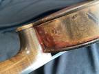 Antique 1901 Heinrich Th. Heberlein Jr. Maggini Violin & 2 Bows for restoration