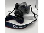 Canon EOS Rebel K2 35MM SLR CAMERA 28-90 MM LENS & LENS COVER Nice Shape M3992