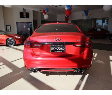 2023 INFINITI Q50 Red Sport 400 is a Red 2023 Infiniti Q50 Sedan in Oxnard CA