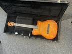 carvin NS1 Nylon Synth Access Guitar USA 2008 mint with case In umber sunburst