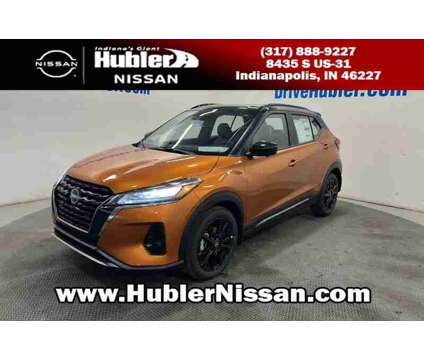 2024NewNissanNewKicksNewFWD is a Black, Orange 2024 Nissan Kicks Car for Sale in Indianapolis IN