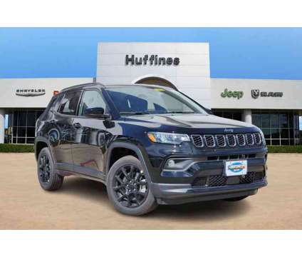 2024NewJeepNewCompassNew4x4 is a Black 2024 Jeep Compass Latitude SUV in Lewisville TX