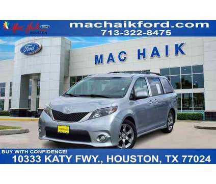 2014 Toyota Sienna SE is a Silver 2014 Toyota Sienna SE Car for Sale in Houston TX