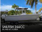 2004 Sailfish 266cc Boat for Sale