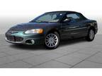 2002Used Chrysler Used Sebring Used2dr Convertible