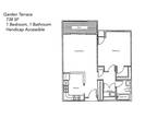 Garden Terrace Apartments - 1 Bedroom, 1 Bathroom, Handicap Accessible