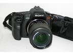 Sony Alpha DSLR-A200 Digital Camera 18-70mm Lens With Memory in Great Shape