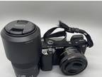 Sony Alpha a6000 Mirrorless Camera W/ 16-50mm f3.5-5.6 & 55-210 f4.5-6.3 Lenses