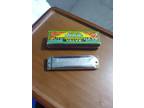 AUTO-VALVE-HARP HARMONICA C Tone BY M. HOHNER & ORIGINAL STORAGE BOX