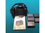 Canon Eos 20d Camera Body With 4 Batteries Works Great