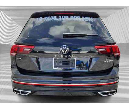 2024 Volkswagen Tiguan 2.0T SEL R-Line is a Black 2024 Volkswagen Tiguan 2.0T SEL SUV in Fort Lauderdale FL