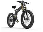 BEZIOR X PLUS E-Bike E-bicycle 1500W Motor 26x4.0" Fat Tire Black Grey
