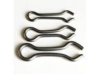 100 "Long Stainless Eyelet Eyes" Steel Lead Sinker Weight #1 #2 #3 Do-It Molds