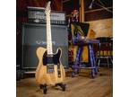 LyxPro Beginner 30" Telecaster Style Electric Guitar, Paulownia Body, Natural