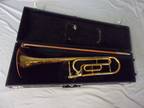 Vintage King 607 U.S.A. F Attachment Trombone + King Case