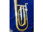 Vintage Hirsbrunner Bass Trombone with F-Attachment, Mouthpiece and Case