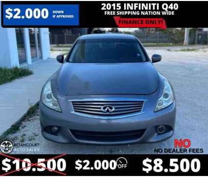 2015 INFINITI Q40 for sale is a Grey 2015 Infiniti Q40 Car for Sale in Miami FL