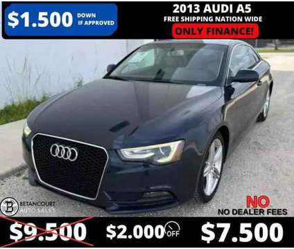 2013 Audi A5 for sale is a Black 2013 Audi A5 3.2 quattro Car for Sale in Miami FL