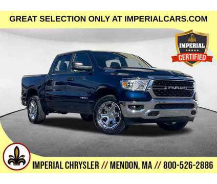 2023UsedRamUsed1500Used4x4 Crew Cab 5 7 Box is a Blue 2023 RAM 1500 Model Big Horn Truck in Mendon MA