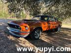 1969 Ford Mustang Orange RWD Automatic Gold 302