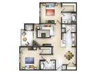 The Residences at the Manor Apartments - 2 Bed 2 Bath Baker II Hickory