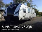 2018 CrossRoads Sunset Trail 289QB 28ft