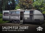 2019 Forest River Salem FSX 260RT 28ft