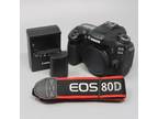 Canon EOS 80D 24.2MP Digital SLR Camera Body Only [phone removed]