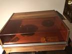 Connoisseur BD103 Turntable Parts or Repair Orange Dust Cover