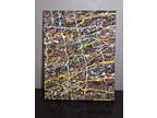 Jackson Pollock Style Painting 16" x 20", No. 183, Signed by Artist COA Issued